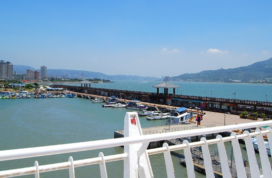 The boardwalk at Fishermans Wharf