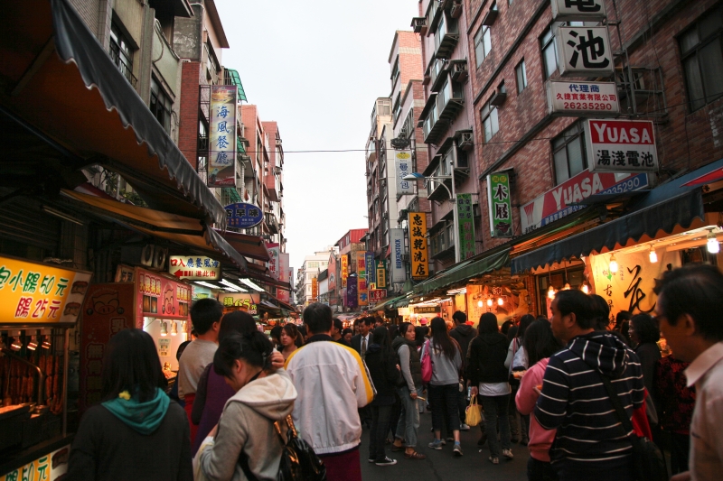 Old Street with the crowds